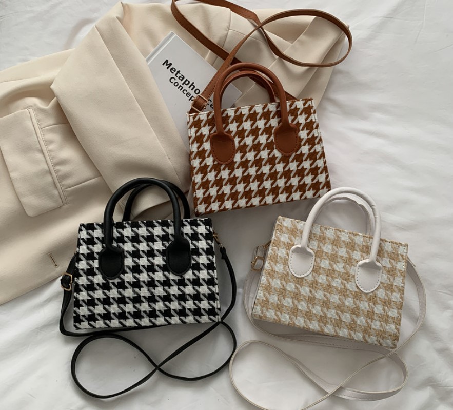Check handbag