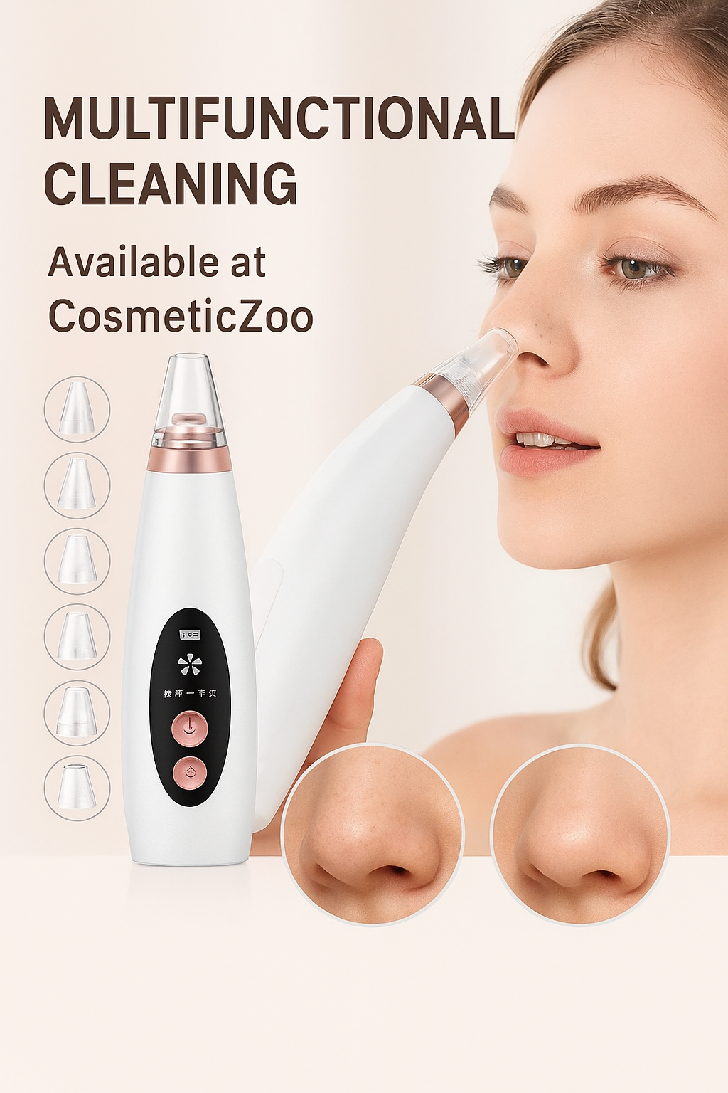 Multifunctional black head remover