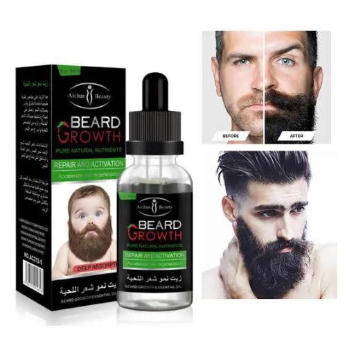 Beard growth oil