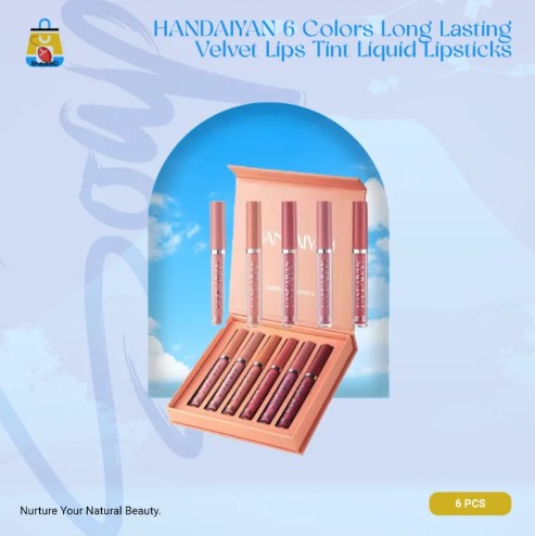 6 colors long lasting lipgloss